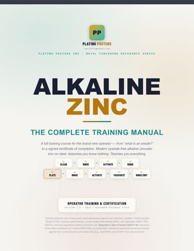 Alkaline Zinc Training Manual cover