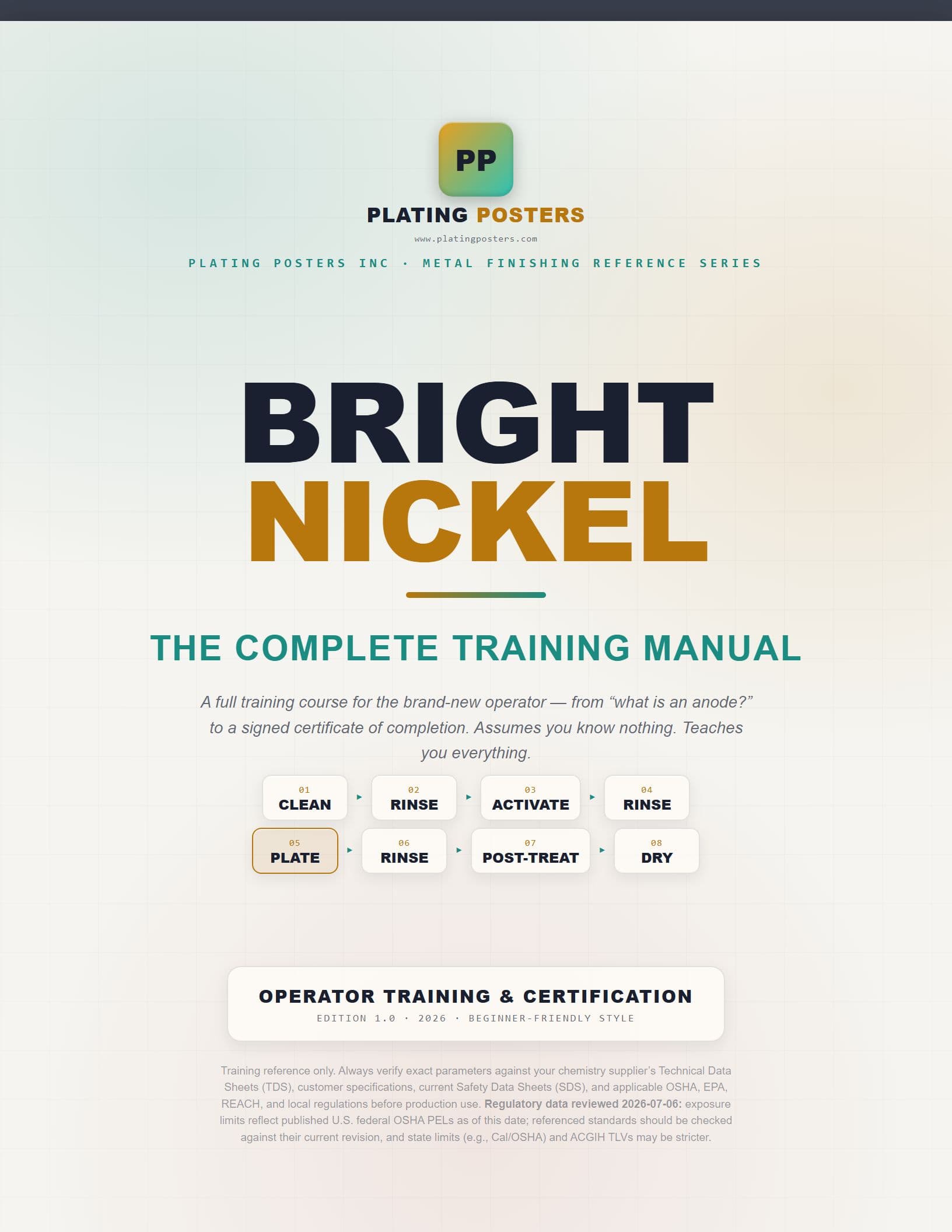 Bright Nickel — The Complete Training Manual cover