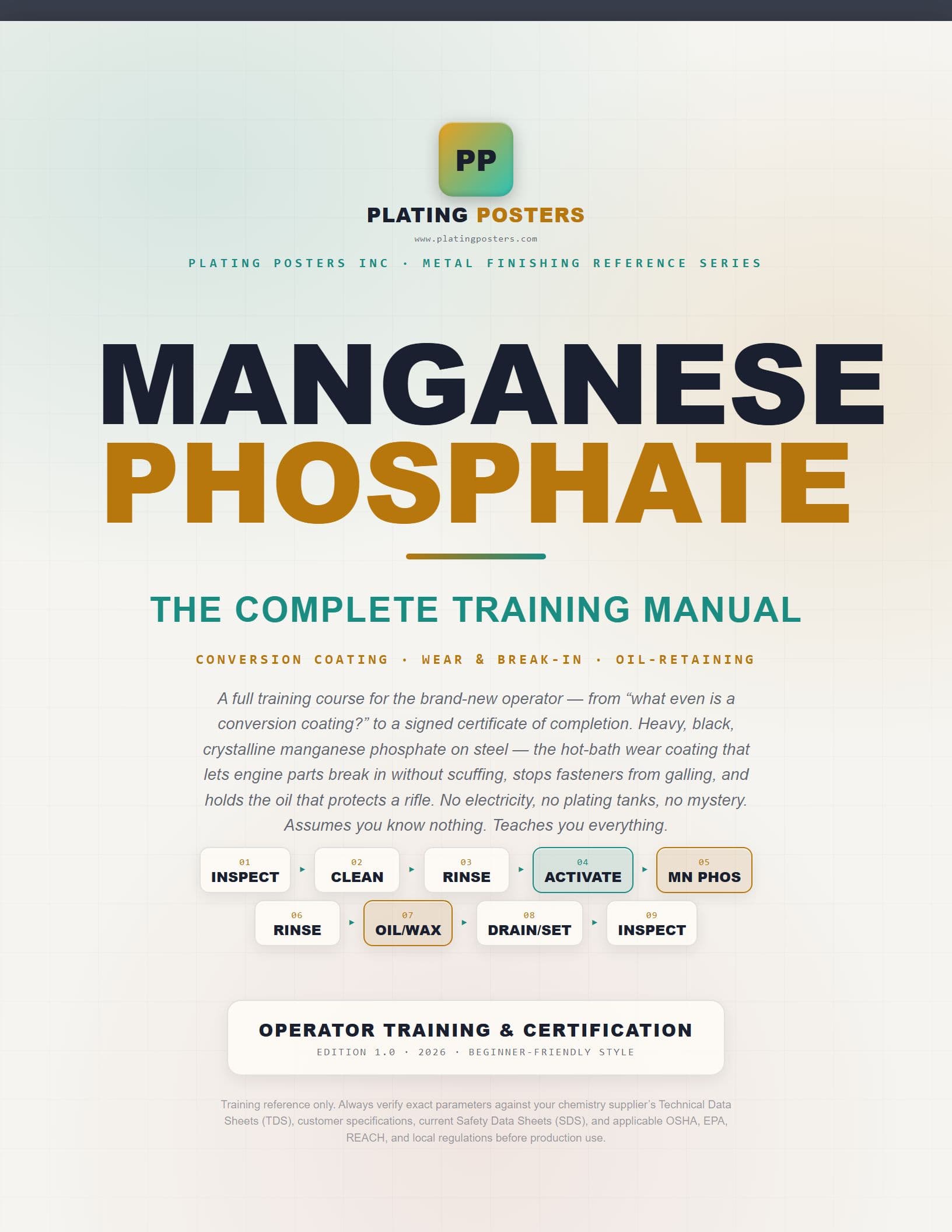 Manganese Phosphate — The Complete Training Manual cover