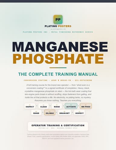 Manganese Phosphate Training Manual cover