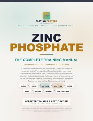 Zinc Phosphate Training Manual cover