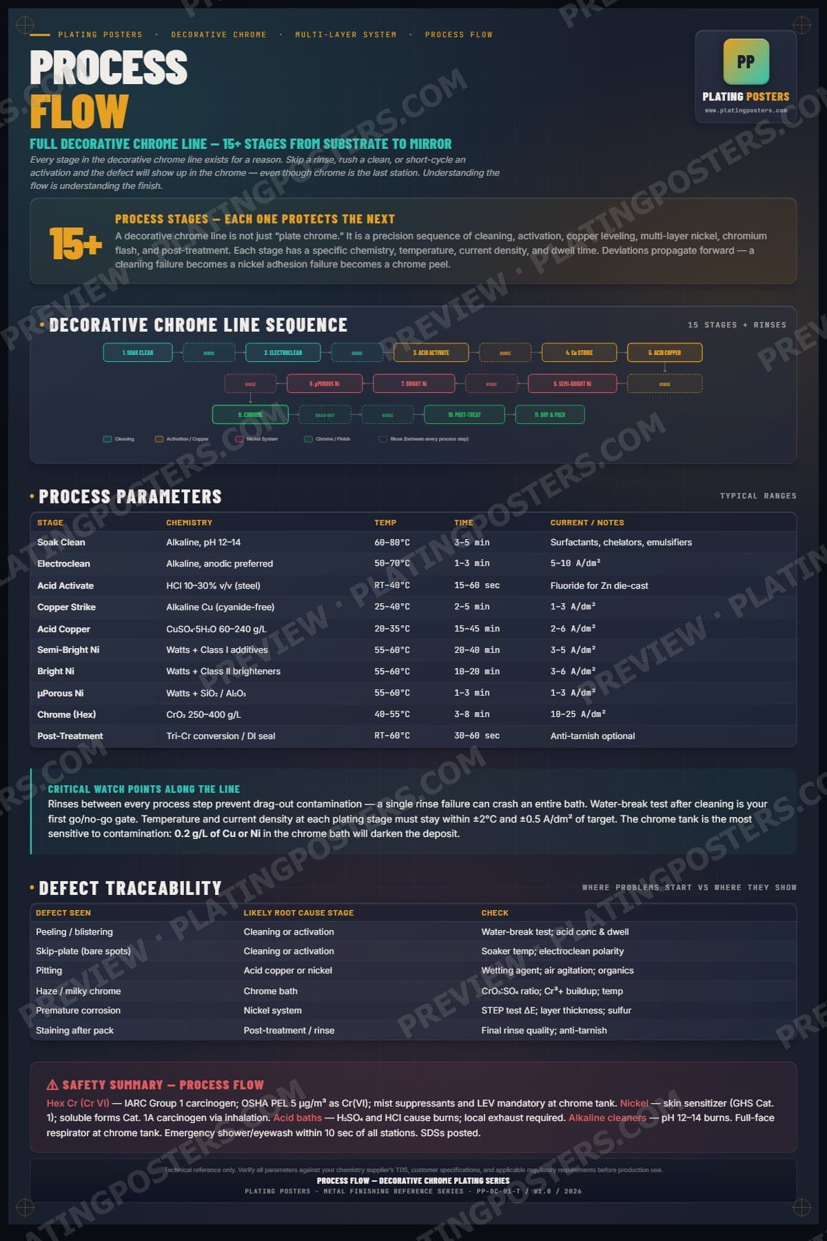 Dec Chrome — Process Flow poster preview