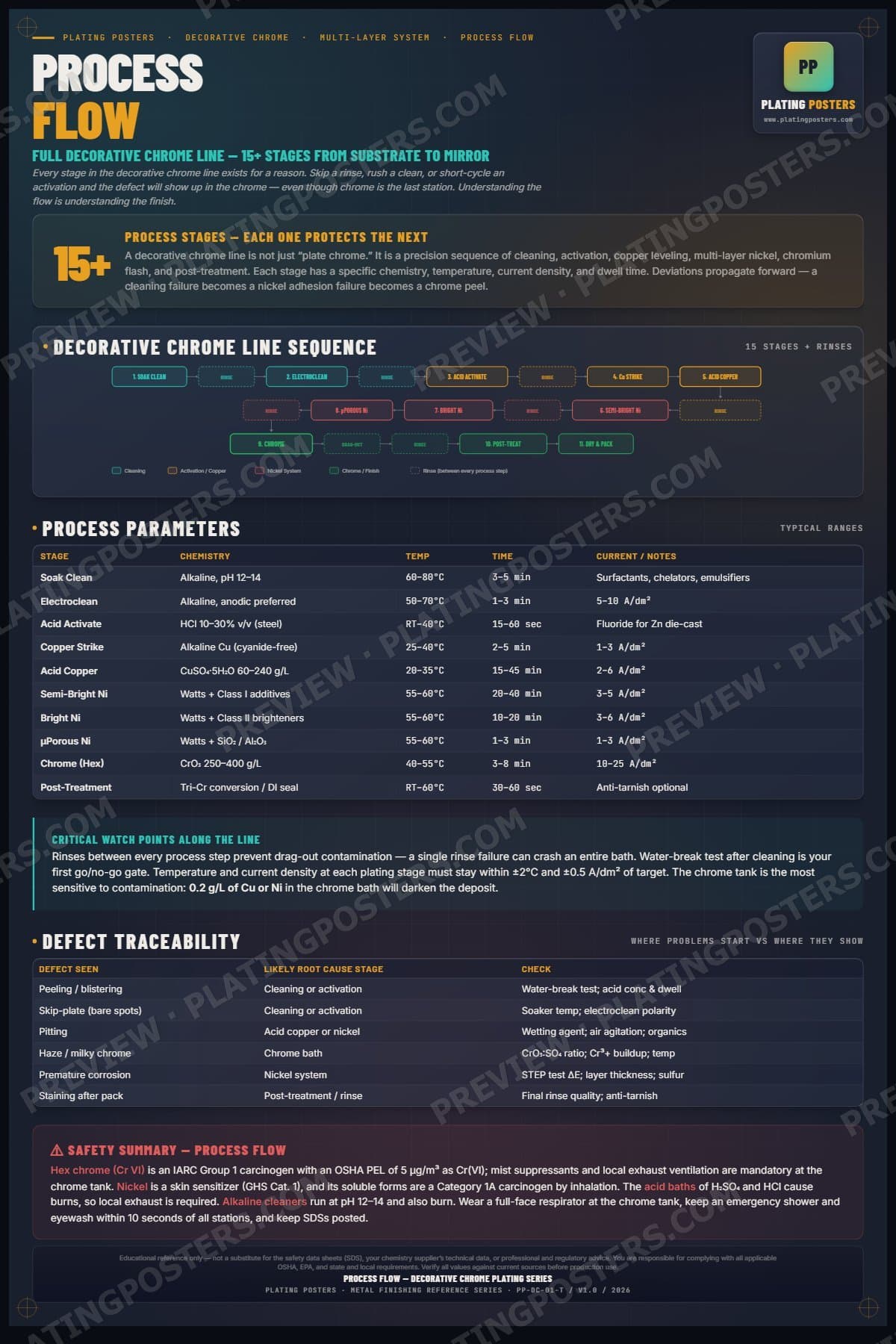 Dec Chrome — Process Flow poster preview