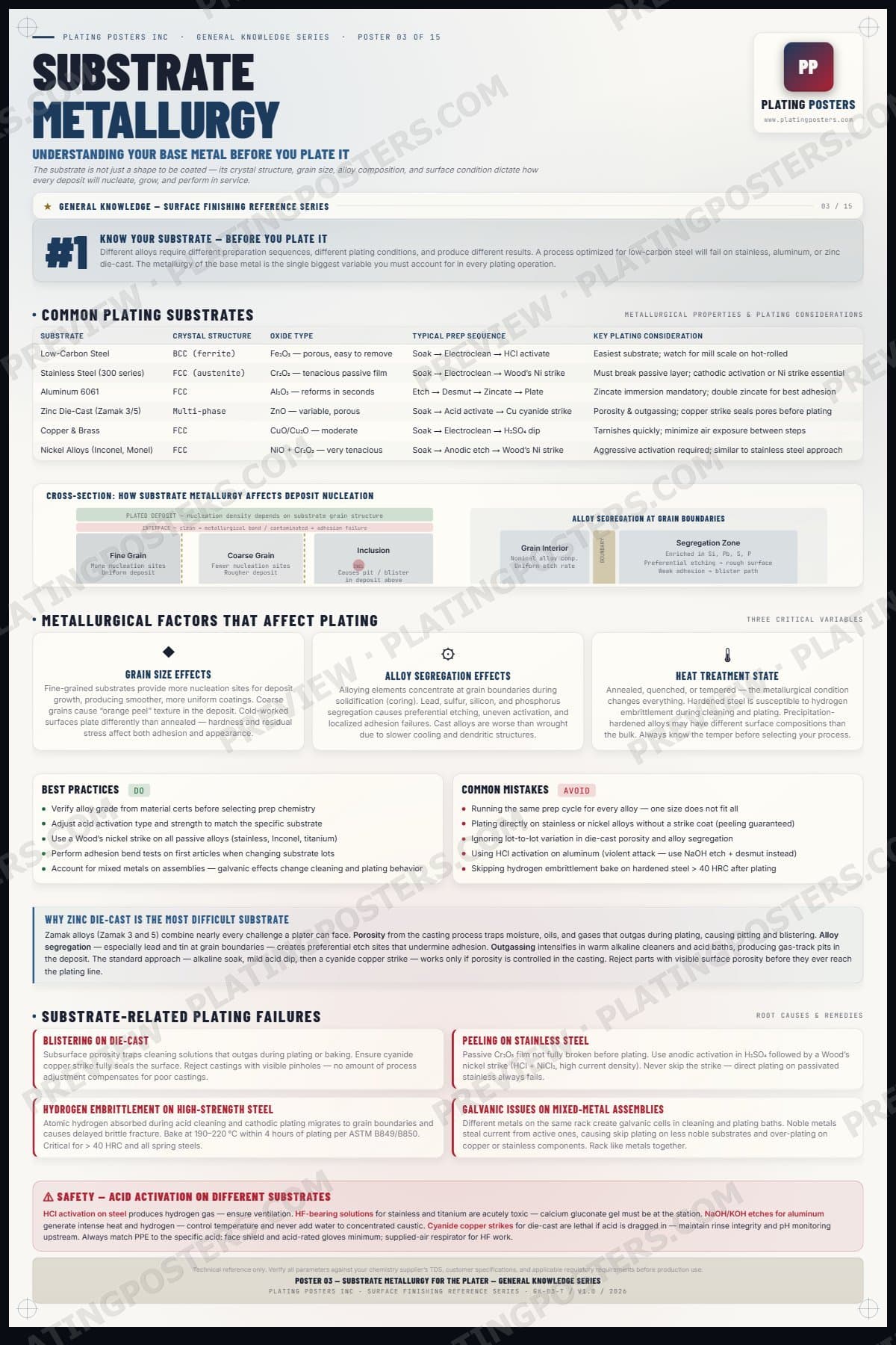 Substrate Metallurgy for the Plater poster preview