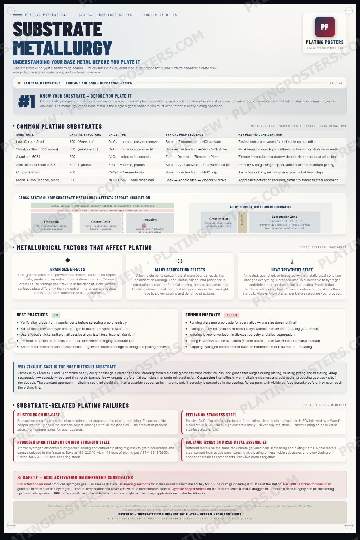 Substrate Metallurgy for the Plater poster preview