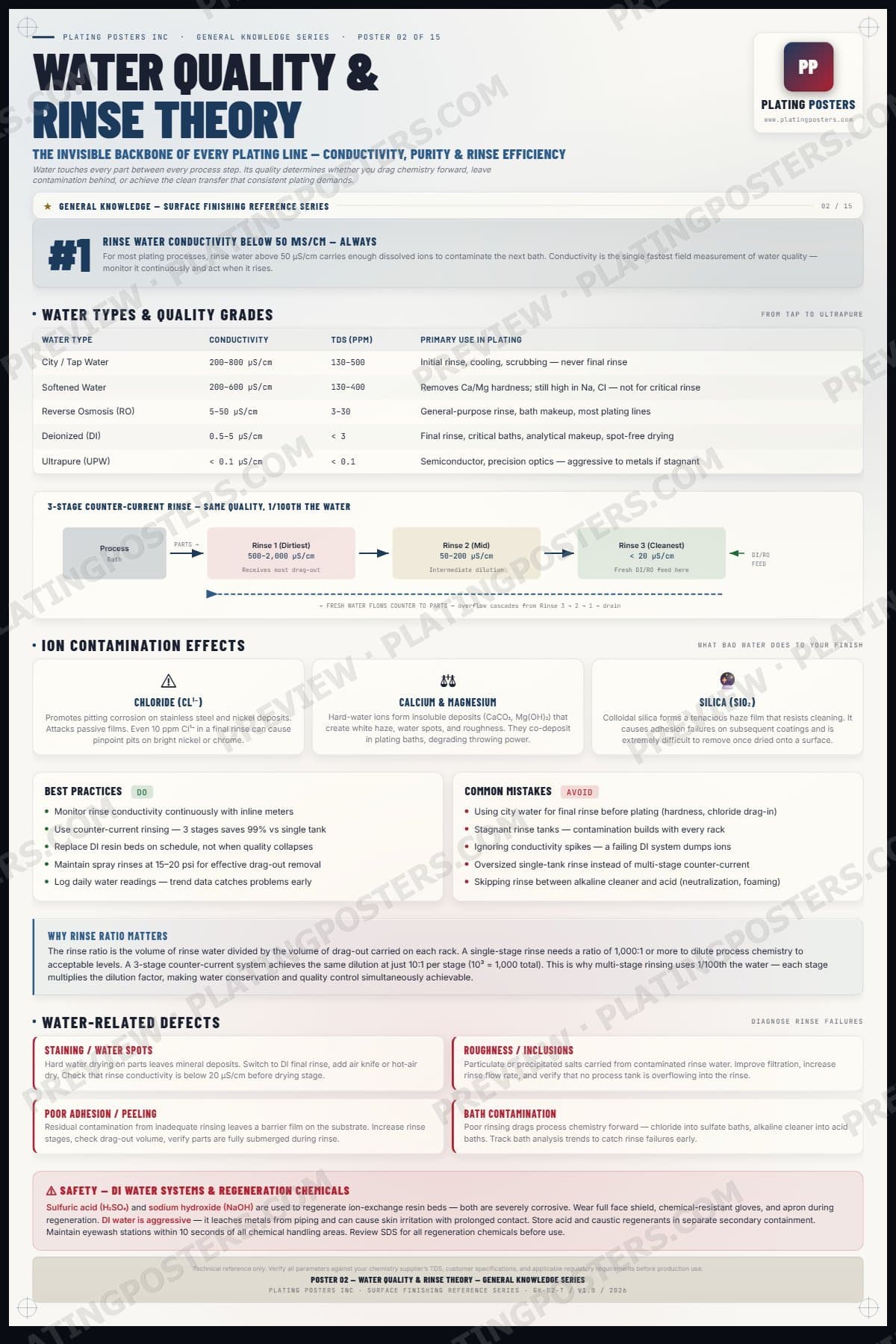 Water Quality and Rinse Theory poster preview