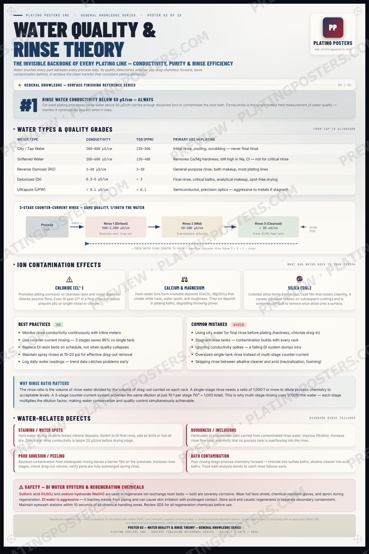 Water Quality and Rinse Theory poster preview